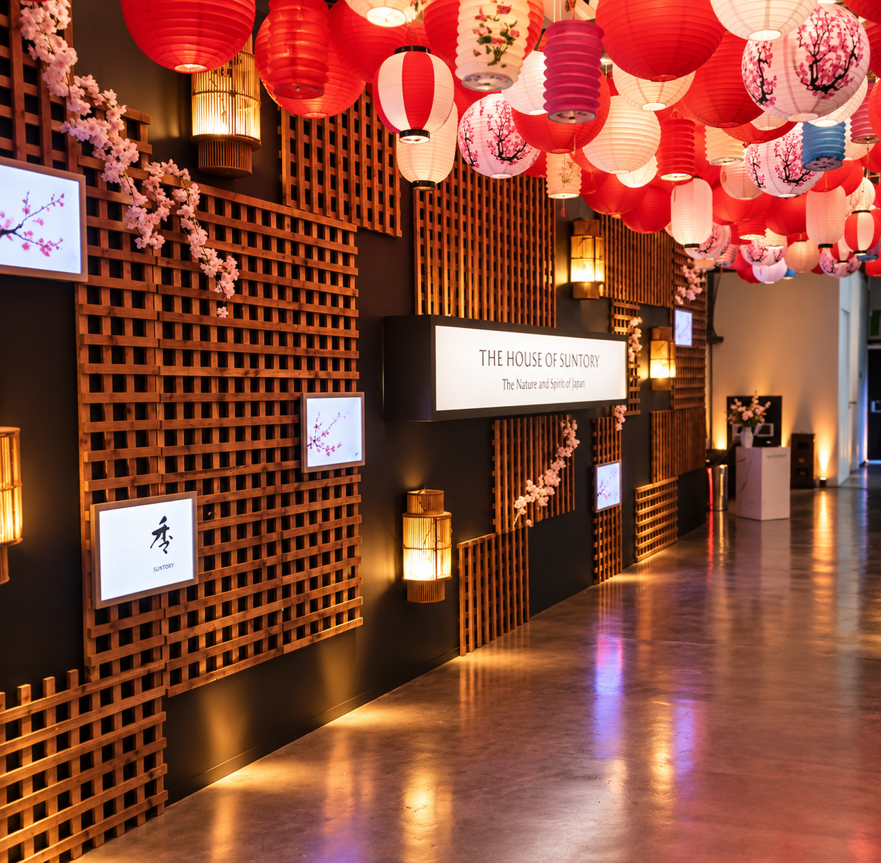 House of Suntory lantern entrance