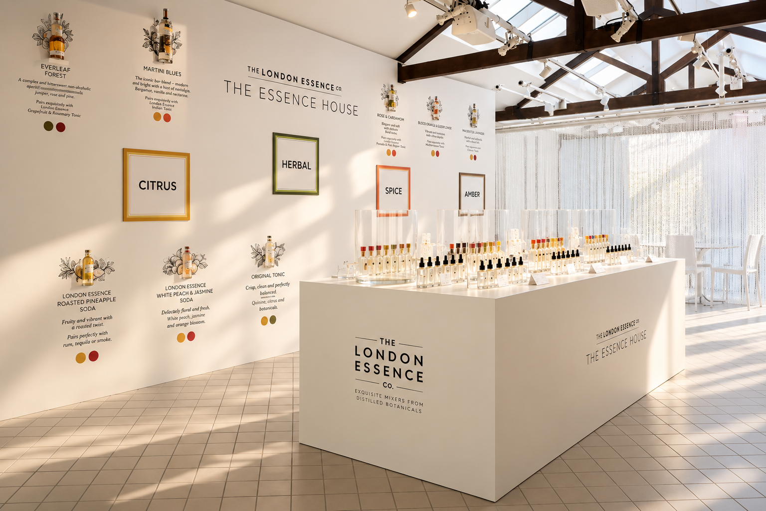 The London Essence House display