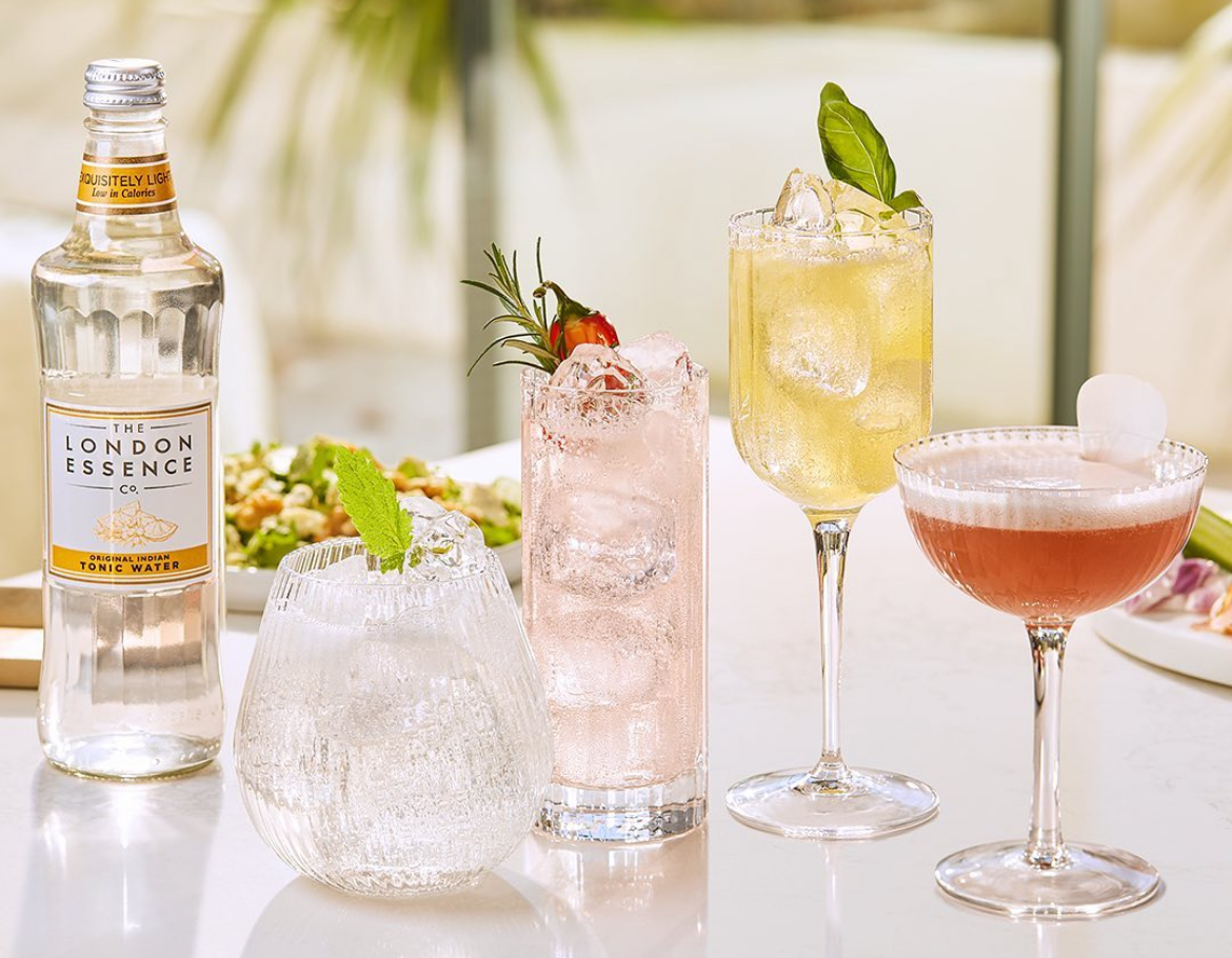 London Essence cocktail serves